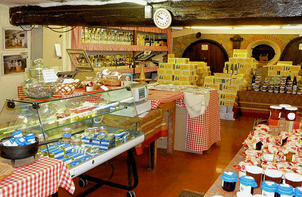 La boutique de la fromagerie de Beblenheim