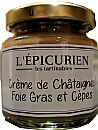 Crme de Chtaignes, Foie Gras et Cpes 